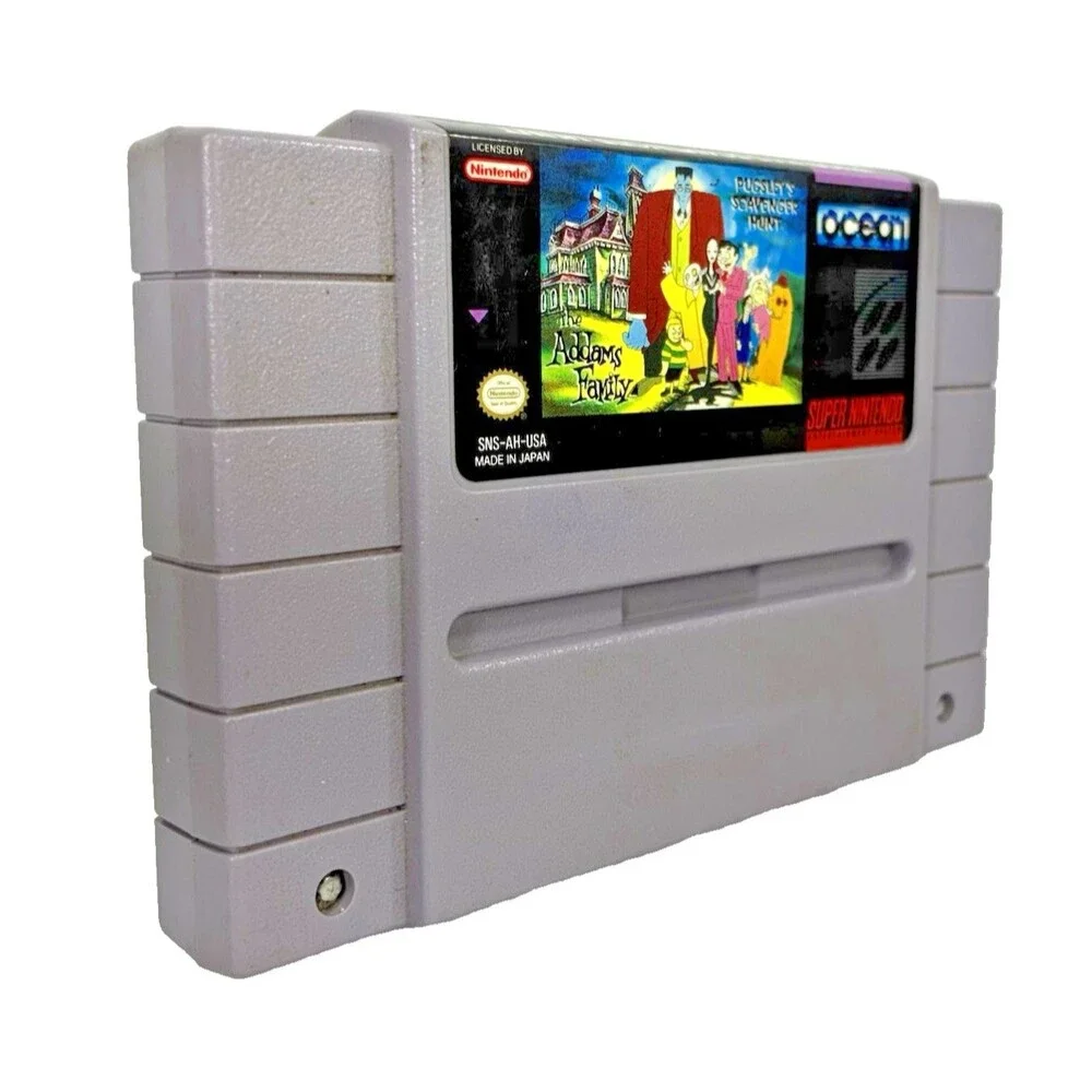 Addams Family: Pugsley's Scavenger Hunt Super Nintendo Authentic 1992 Tested